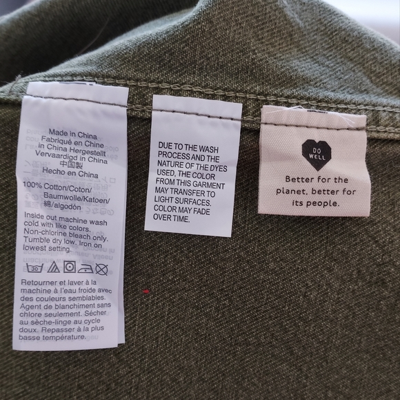 NWOT Madewell rigid seamed denim skirt with pockets and tie, size 24 - Picture 6 of 9